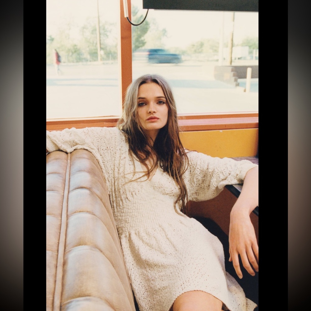 POINTELLE KNIT DRESS - Picture 2 of 4